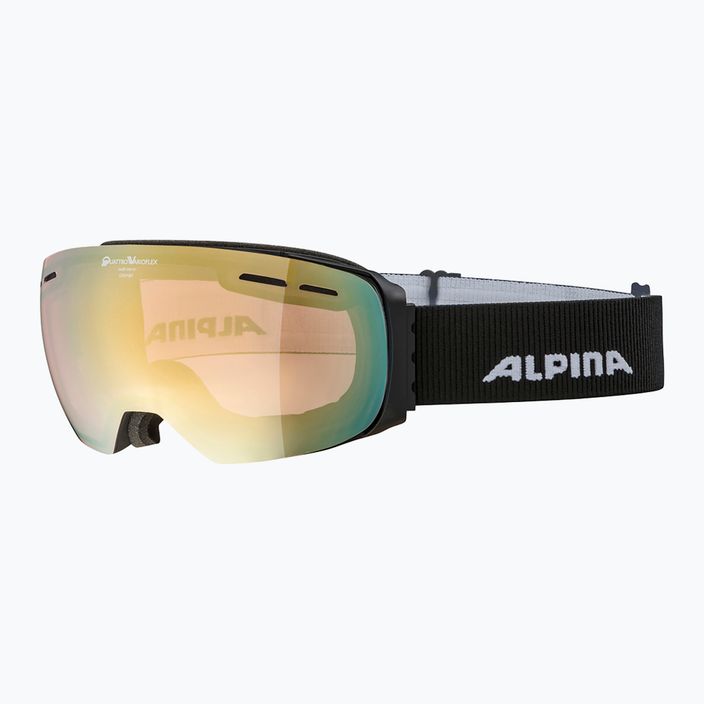 Alpina Granby QV black matt/gold sph slidinėjimo akiniai 6