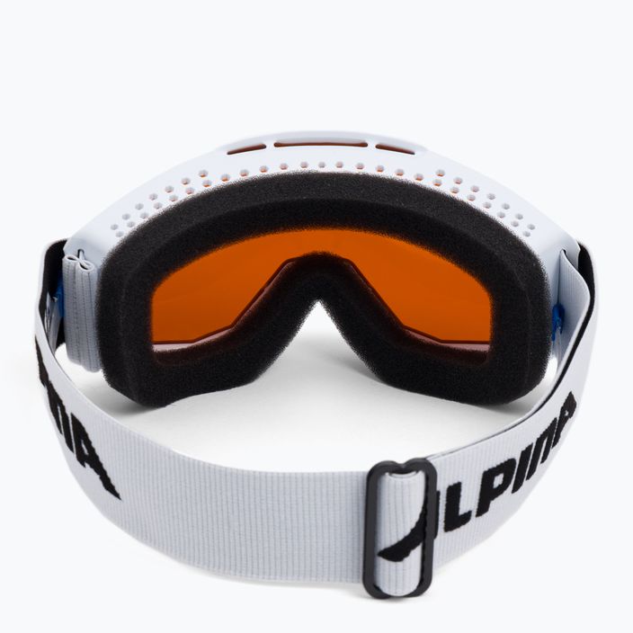 Alpina Piney balti matiniai/oranžiniai vaikiški slidinėjimo akiniai 3
