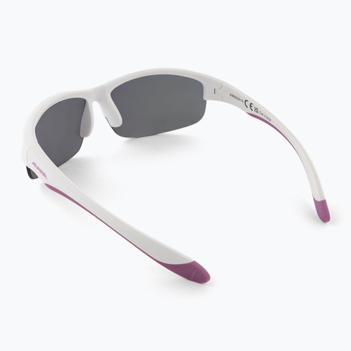Vaikiški akiniai nuo saulės Alpina Junior Flexxy Youth HR white purple matt/pink mirror 2