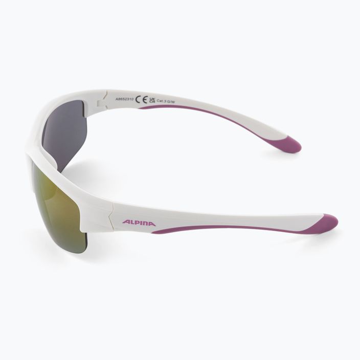 Vaikiški akiniai nuo saulės Alpina Junior Flexxy Youth HR white purple matt/pink mirror 4