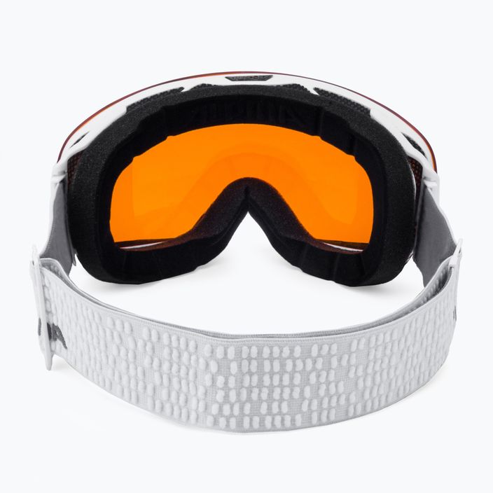 Alpina Granby Q-Lite balti blizgūs/mėlyni slidinėjimo akiniai 3