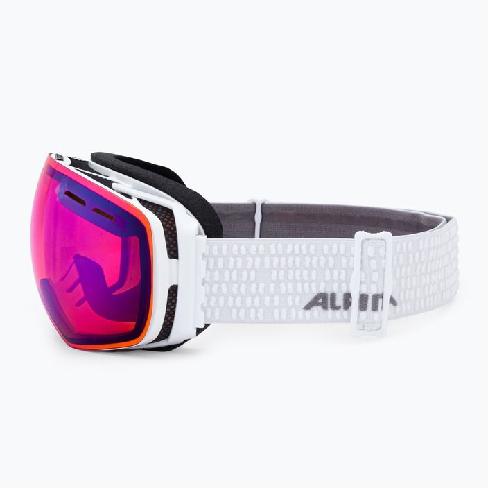 Alpina Granby Q-Lite balti blizgūs/mėlyni slidinėjimo akiniai 4