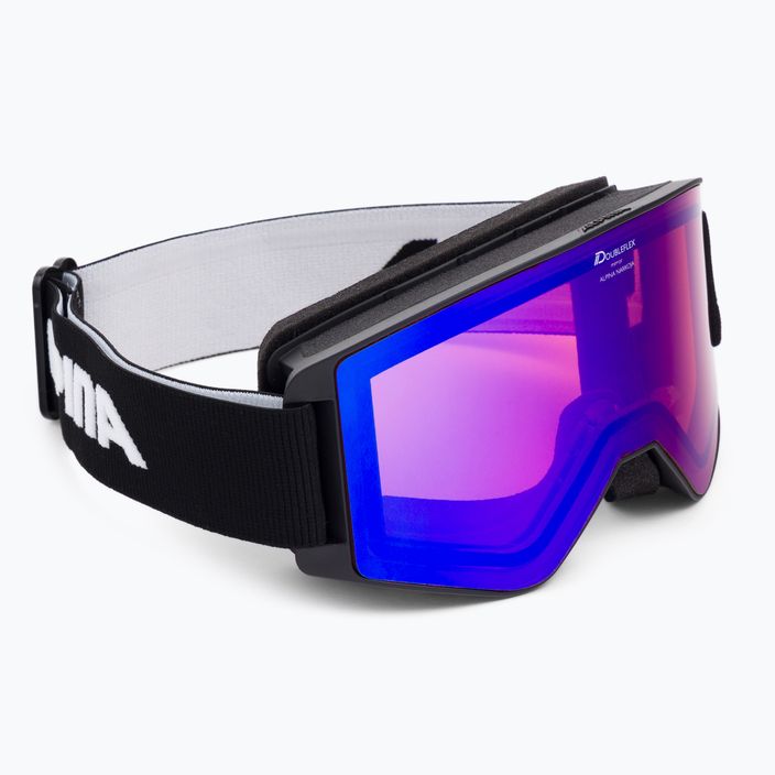 Alpina Narkoja Q-Lite juodi/mėlyni slidinėjimo akiniai
