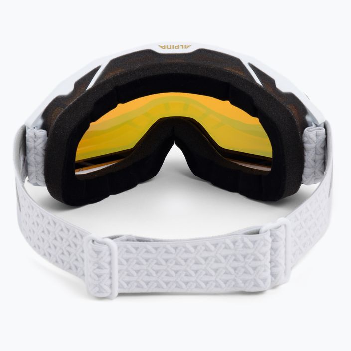 Alpina Nakiska Q-Lite balti matiniai/rožiniai slidinėjimo akiniai 3