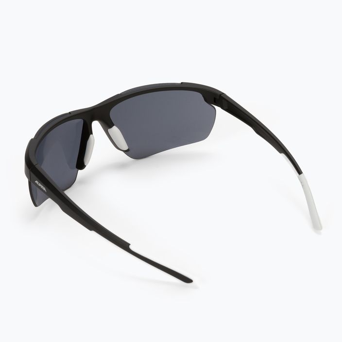 Dviračio akiniai Alpina Defey HR juodi matiniai/balti/juodi 2