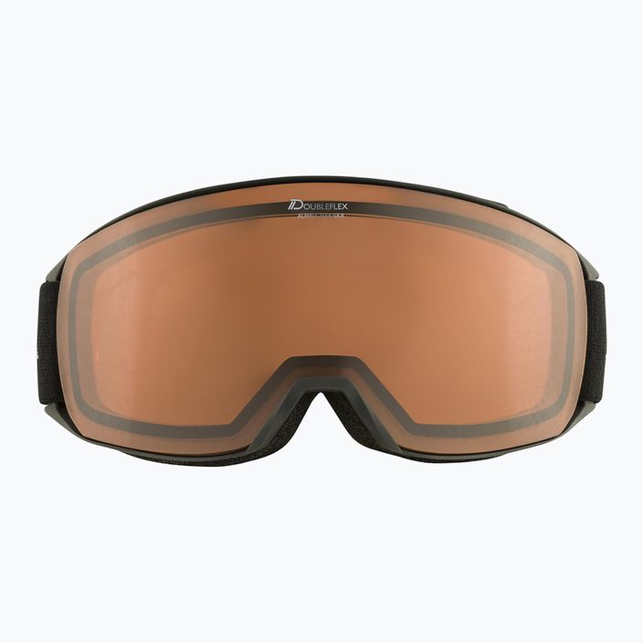 Alpina Nakiska slidinėjimo akiniai juodi/rožiniai matiniai/oranžiniai 7