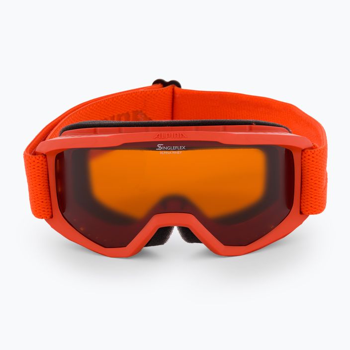 Alpina Piney moliūgų matinės spalvos/oranžiniai vaikiški slidinėjimo akiniai 2