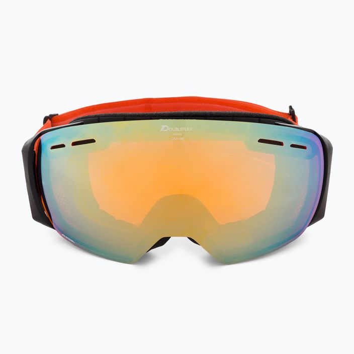Alpina Granby Q-Lite juodi/moliūgų matiniai/auksiniai slidinėjimo akiniai 2