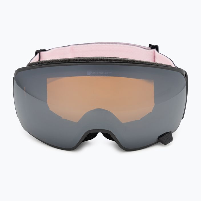 Alpina Double Jack Mag Q-Lite juodi/rožiniai matiniai/veidrodiniai juodi slidinėjimo akiniai 2