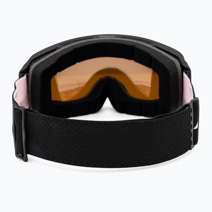 Alpina Double Jack Mag Q-Lite juodi/rožiniai matiniai/veidrodiniai juodi slidinėjimo akiniai 3