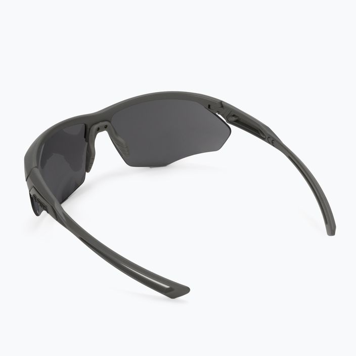 Alpina Defey HR mėnulio pilkumo matiniai/juodi veidrodiniai dviratininkų akiniai 2