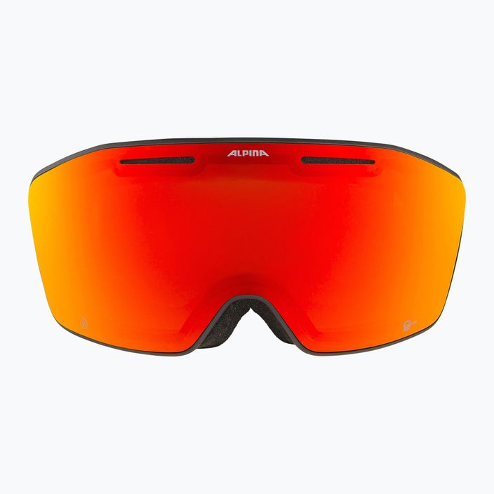 Slidinėjimo akiniai Alpina Nendaz Q-Lite S2 black/yellow matt/red 3