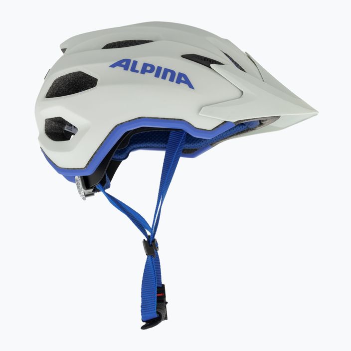 Vaikiškas dviračių šalmas Alpina Carapax smoke grey/blue matt 4