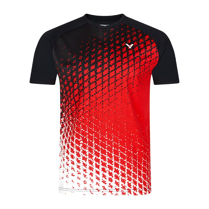 Vyriški teniso marškinėliai VICTOR T-33105 CD raudona/juoda 2