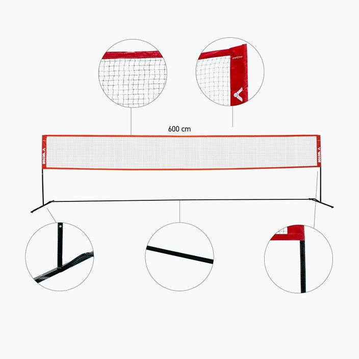 Badmintono tinklas VICTOR Premium 6 m 3