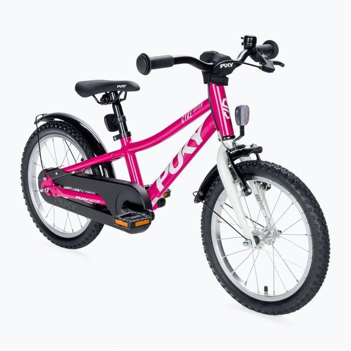 Puky CYKE 16-1 Alu vaikiškas rožinės ir baltos spalvos dviratis 4402 2