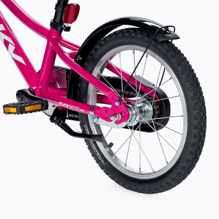 Puky CYKE 16-1 Alu vaikiškas rožinės ir baltos spalvos dviratis 4402 6