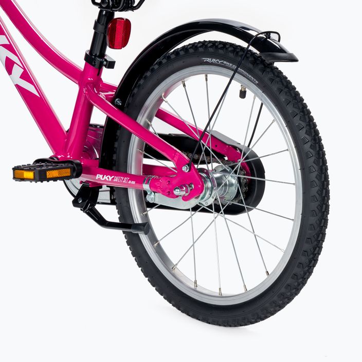 PUKY Cyke 18 vaikiškas rožinės ir baltos spalvos dviratis 4404 5