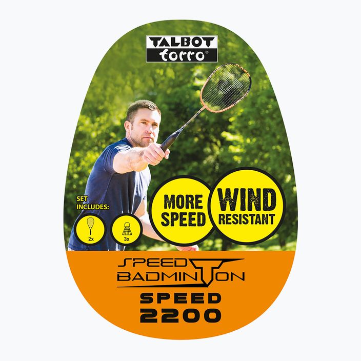 Talbot-Torro Speed 2200 krosmintono rinkinys oranžinis 490112 6
