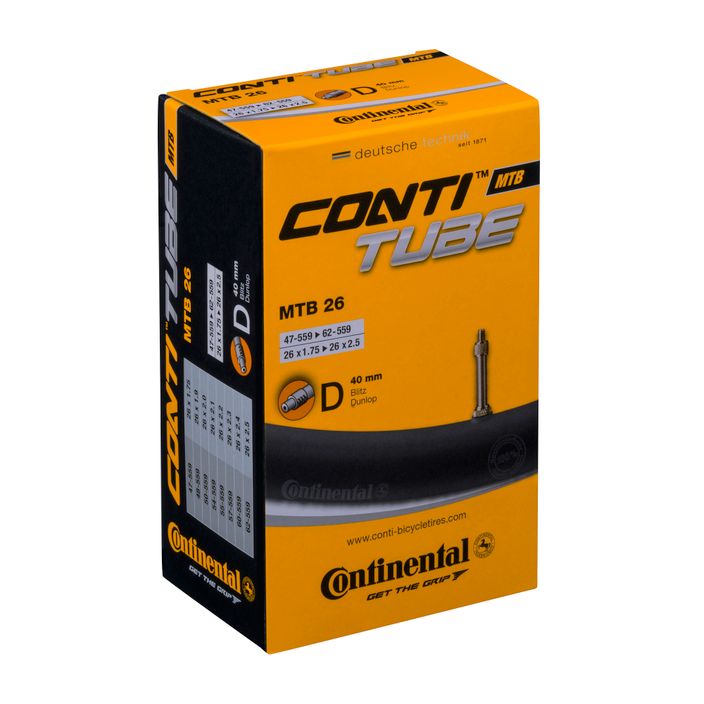 Continental MTB 26 Dunlop dviračių vidinis vamzdis 2