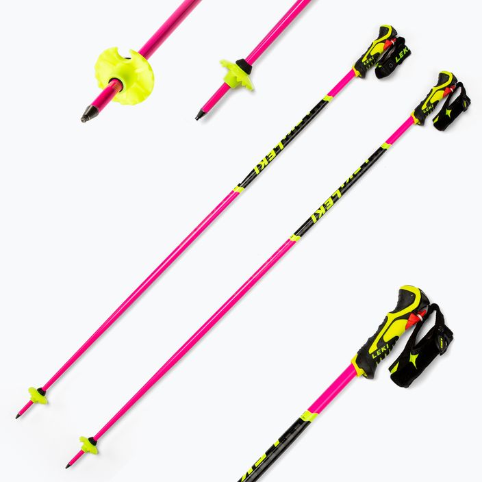 LEKI Wcr Lite Sl 3D vaikiškos slidinėjimo lazdos rožinės spalvos 65065852 6