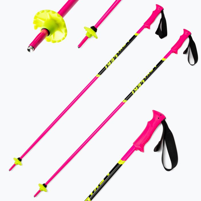LEKI Racing Vaikiškos slidinėjimo lazdos rožinės spalvos 65044302 6