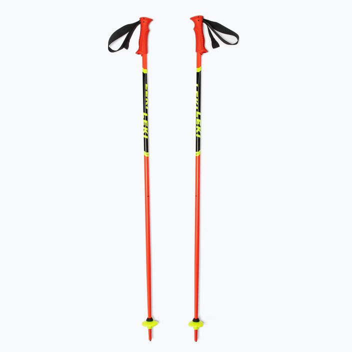 LEKI Racing Vaikiškos slidinėjimo lazdos raudonos 65044301