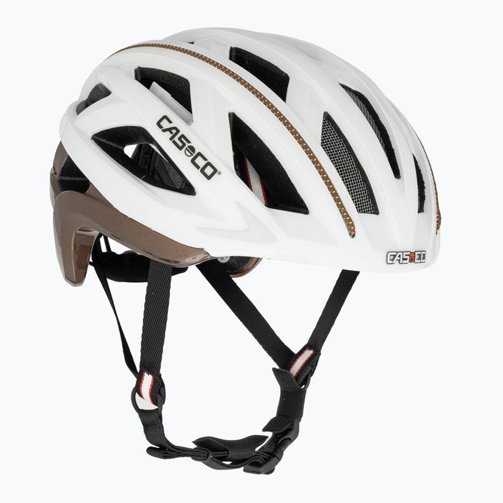 Dviračio šalmas CASCO Cuda 2 Strada white/mocca