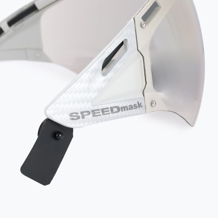 Priekinis stiklas CASCO Speed Carbonic pilkos spalvos dviračių šalmams 04.5016.U 2