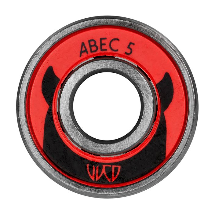 Wicked ABEC 5 8 pakuočių raudonos/juodos spalvos guoliai 310035 2