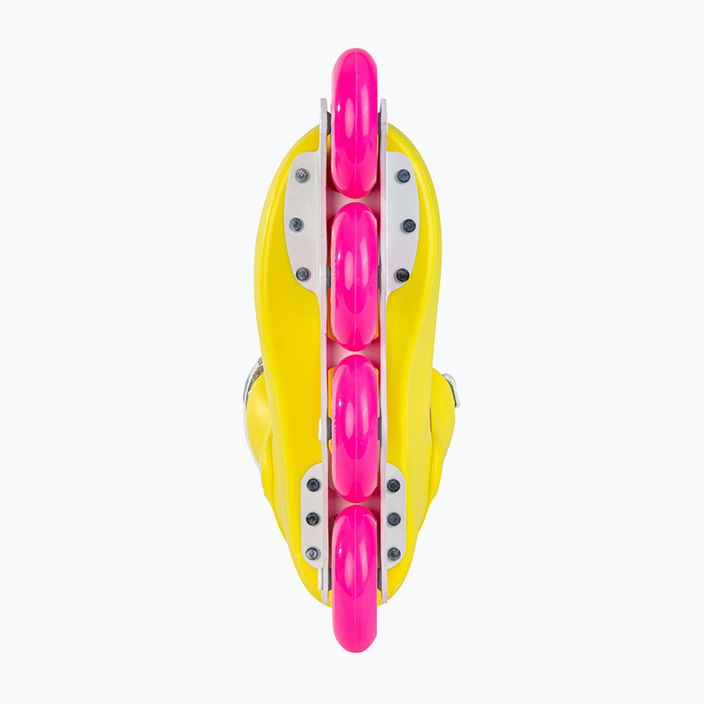 Powerslide moteriški riedučiai Zoom neon yellow 5
