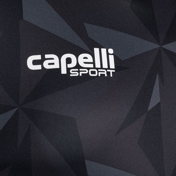 Vyriški Capelli Pitch Star Goalkeeper futbolo marškinėliai juoda/balta 3