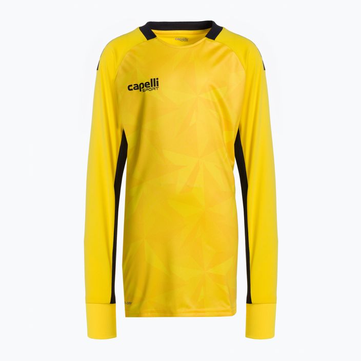 Capelli Pitch Star vaikiški futbolo marškinėliai Goalkeeper team yellow/black