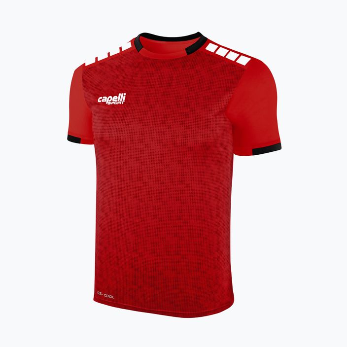 Vyriški futbolo marškinėliai Capelli Cs III Block red/black 4
