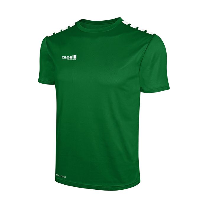 Vyriški futbolo marškinėliai Cappelli Cs One Adult Jersey SS green/white 2