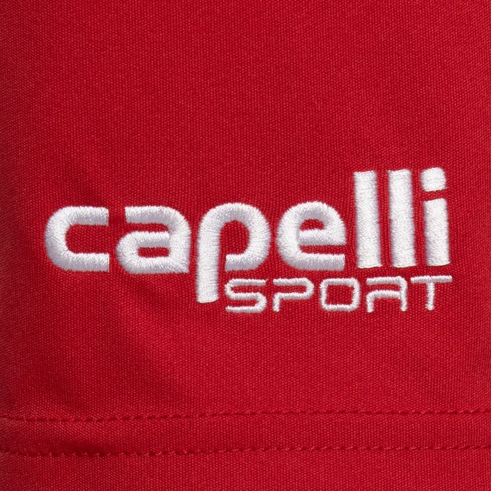 Capelli Sport Cs One Youth Match raudonos/baltos spalvos vaikiški futbolo šortai 3
