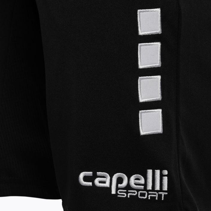 Capelli Uptown Youth Training futbolo šortai juoda/balta 3