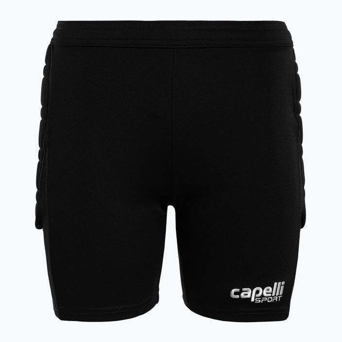 Capelli Basics I Youth Goalkeeper šortai su paminkštinimais juoda/balta