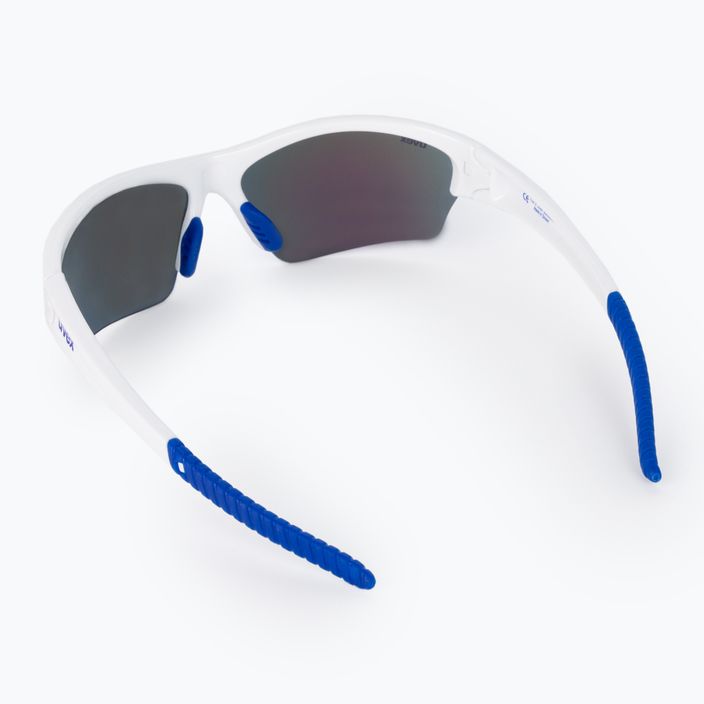 UVEX dviratininkų akiniai Sunsation white blue/mirror blue 53/0/606/8416 2