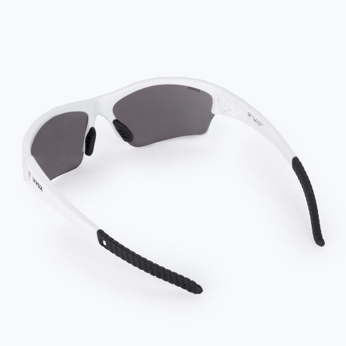 UVEX dviratininkų akiniai Sunsation white black/litemirror silver 53/0/606/8816 2