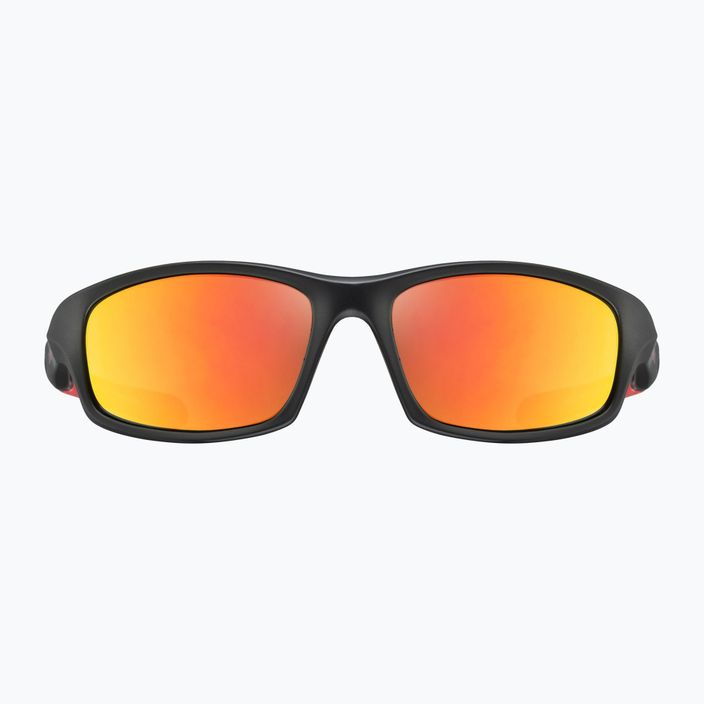 UVEX vaikiški akiniai nuo saulės Sportstyle black mat red/ mirror red 507 53/3/866/2316 6
