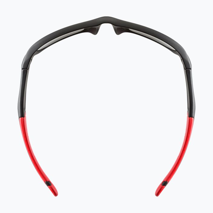 UVEX vaikiški akiniai nuo saulės Sportstyle black mat red/ mirror red 507 53/3/866/2316 8