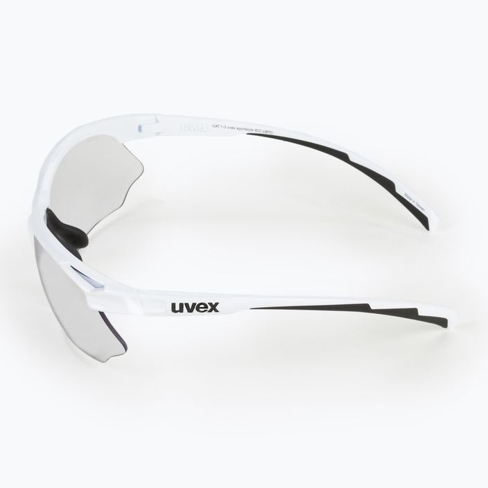 UVEX Sportstyle 802 V white/variomatic smoke dviratininkų akiniai 53/0/872/8801 4