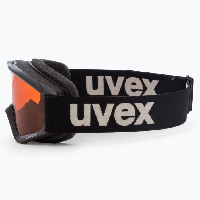 UVEX vaikiški slidinėjimo akiniai Speedy Pro black/lasergold 55/3/819/23 4