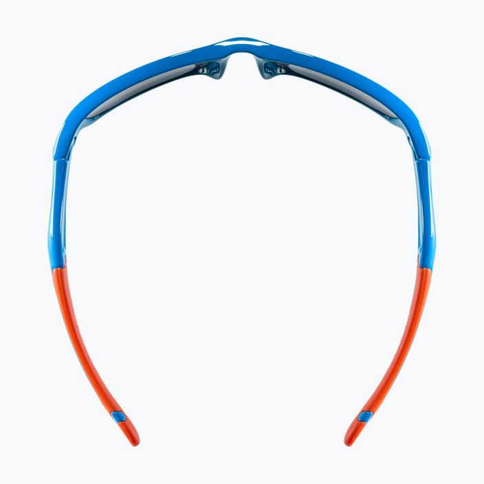UVEX vaikiški akiniai nuo saulės Sportstyle mėlynai oranžiniai/veidrodiniai rožiniai 507 53/3/866/4316 8