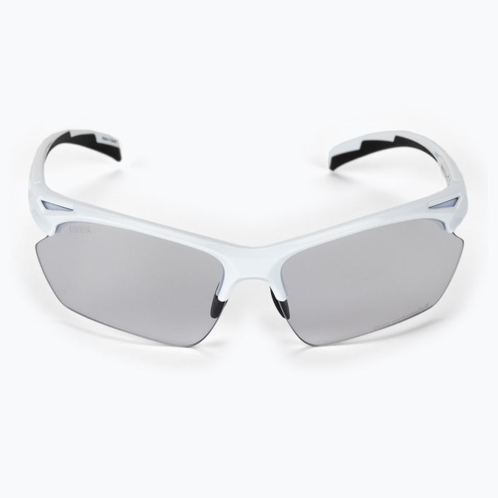 UVEX Sportstyle 802 balti/variomatiniai dūminiai dviratininkų akiniai 53/0/894/8801 3