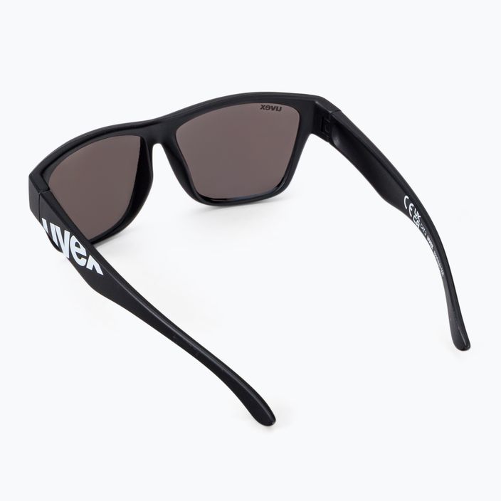 UVEX vaikiški akiniai nuo saulės Sportstyle 508 black mat/litemirror silver 53/3/895/2216 2