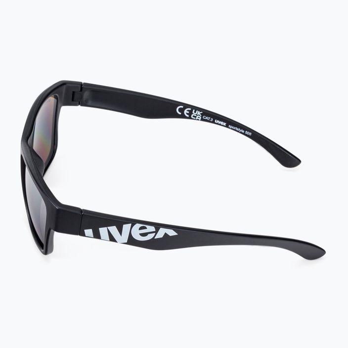 UVEX vaikiški akiniai nuo saulės Sportstyle 508 black mat/litemirror silver 53/3/895/2216 4