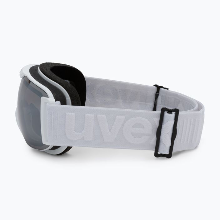 Slidinėjimo akiniai UVEX Downhill 2000 S LM balti matiniai / veidrodiniai sidabriniai / skaidrūs 55/0/438/1026 4