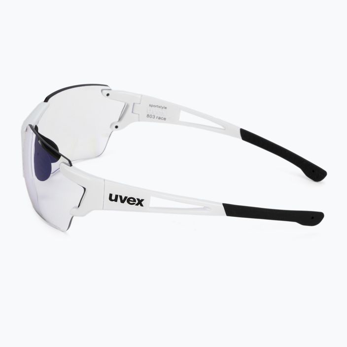 UVEX Sportstyle 803 R V white/litemirror blue dviratininkų akiniai 53/0/971/8803 4